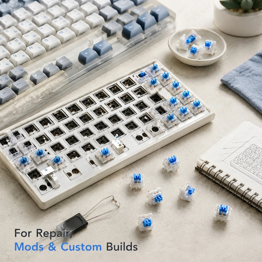 20/50/100pcs Keyboard Switch Keyboard Clicker Key 3 Pin Tactile Switch For Replacement Mechanical Keyboard Accessories