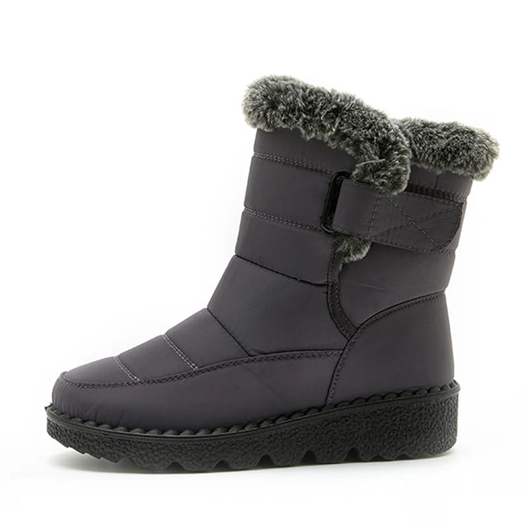 2026 Waterproof Snow Boots for Women Winter Shoes Faux Fur Plush Ankle Boots Woman Plus Size Non-Slip Warm Cotton Botas Mujer