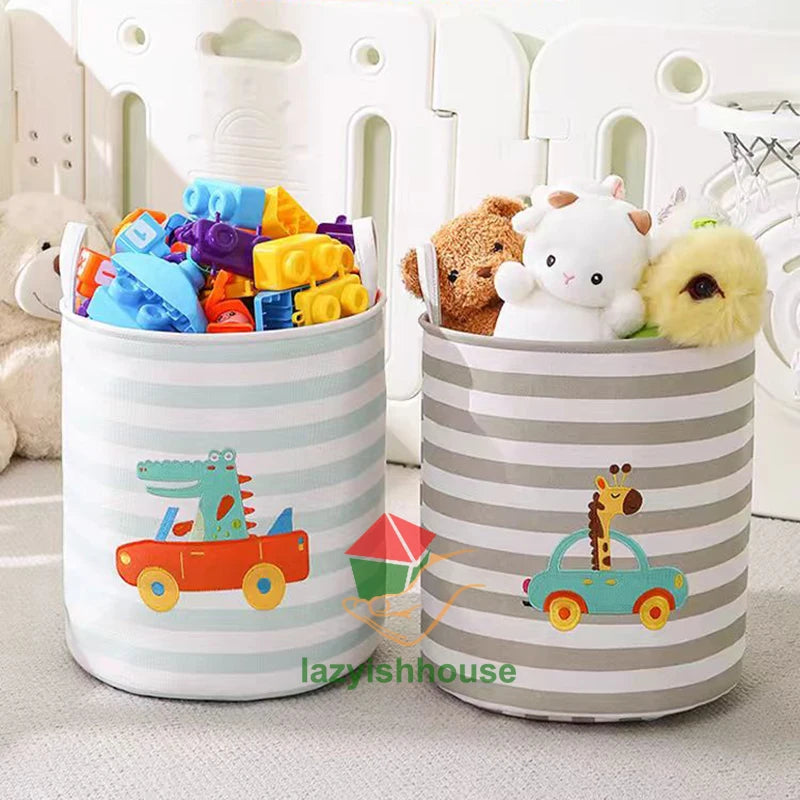 Folding Storage Basket Linen Storage Fabric Wardrobe Office Bedroom Closet Toys Laundry Basket With Handle Storage Organizer New