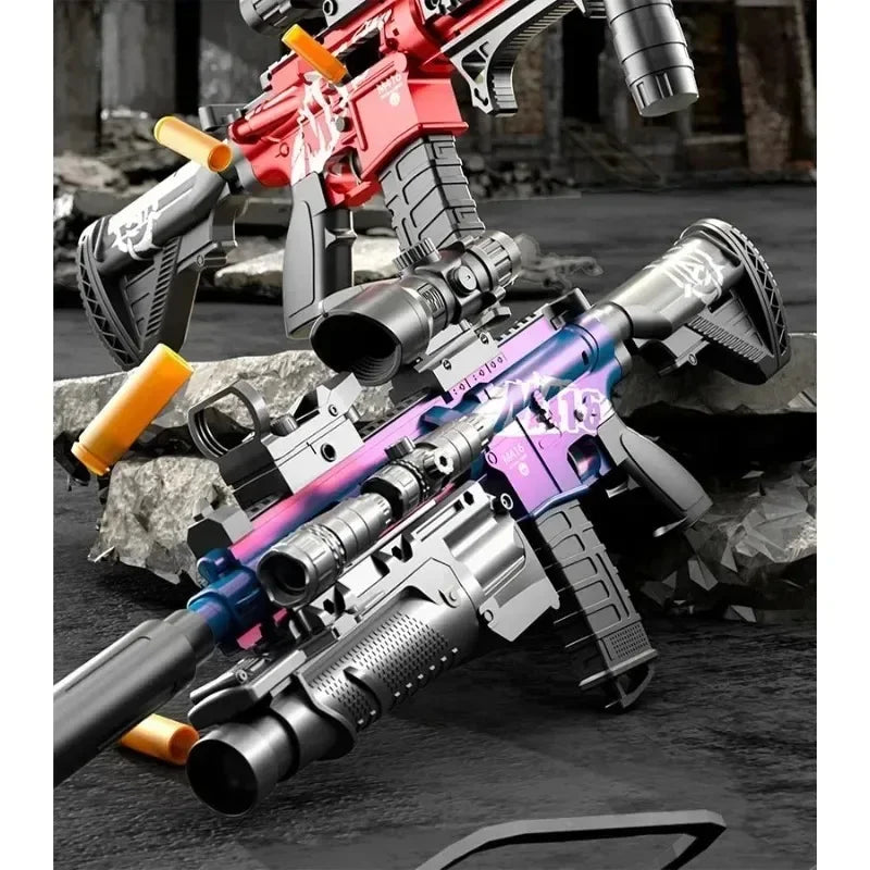 2026 Gift M416 Hand-In-One Shell Barrett Soft-Bullet Gun Ak Assault Rifle 98k Children'S and Boys 'Toys