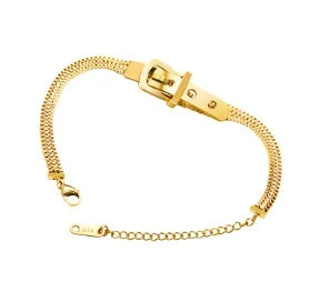Stainless Steel Heart or Round Pendant Chain Bracelet jewelry