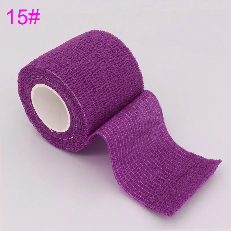 COYOCO Colorful Self Adhesive Elastic Bandage 4.8m Sports Wrap Tape For Knee Support Pads Finger Ankle Palm Pet Tattoo Wrist