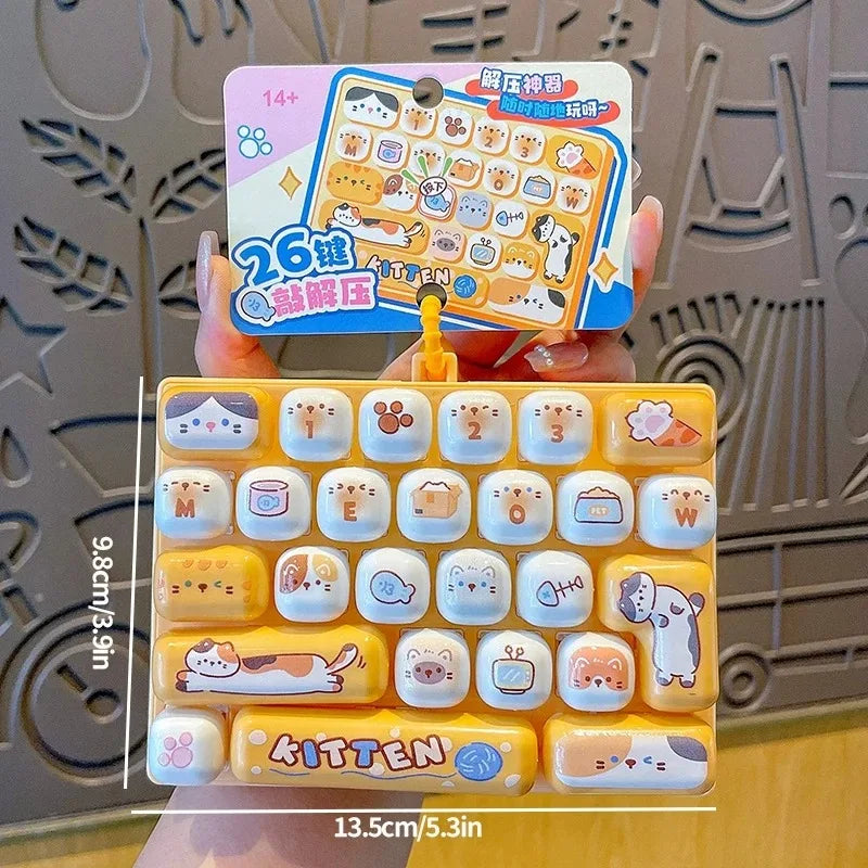 키캡 26 Key Cap Giant Keycap Keychain Gifts Keycap Clicker Keyboard Bag Charms Key Caps Keyboard Fidgets Clicker Gifts 대왕키캡