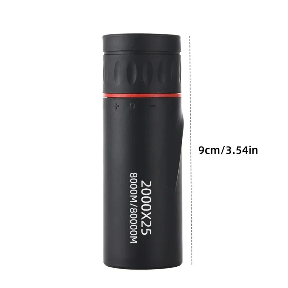 New HD Monocular Telescope Mini Portable Mobile Phone Telescope with Holder Camping Hunting Birdwatching Telescope