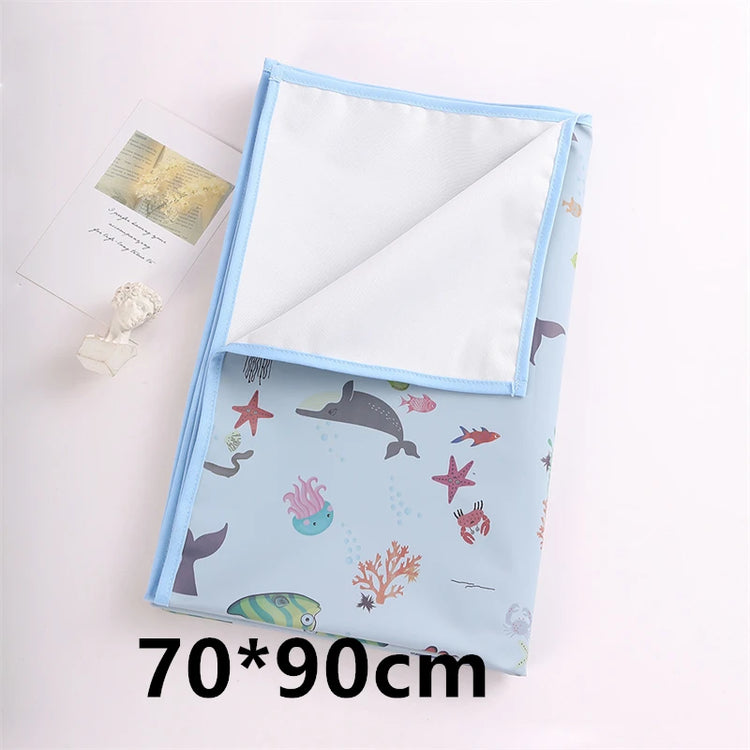 Big Sizes Infant Baby Changing Mat Cover Diaper Mattress Bed Changing Blanket PU Waterproof Soft Easy Clean Picnic Mat