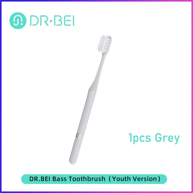 DR.BEI Toothbrush Youth Version Better Brush Head 2 Color Care For Gums Daily Cleaning Adult Oral Toothbrush Bass Teeth Brush