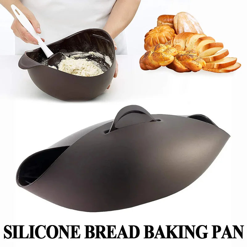 Silicone Bread Baking Pan Food Grade Cake Bakeware Baking Tools Pot Mold Silicone Steamer Maker Bread Pastry Cooking Tool Bowl