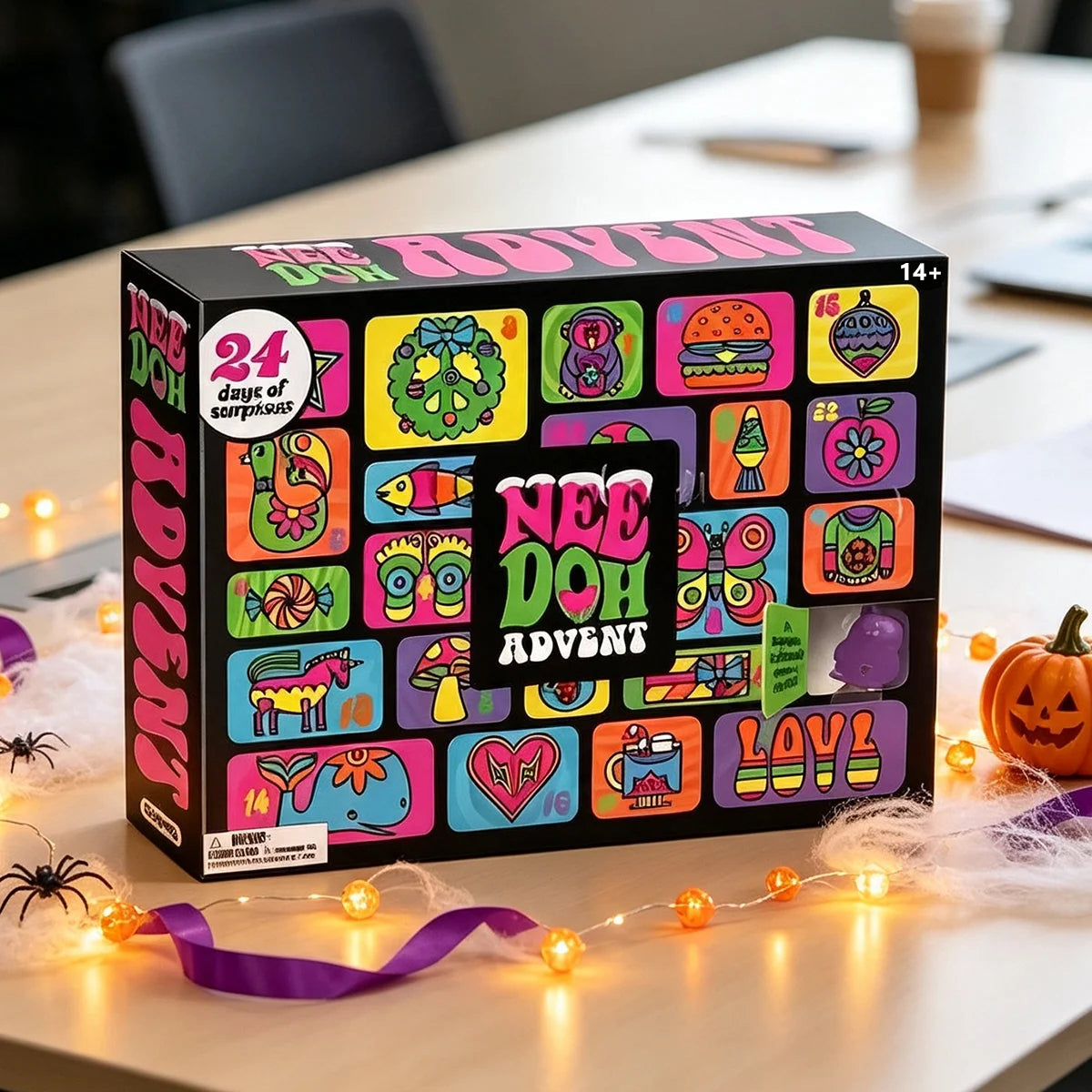 New NeeDoh Advent Calendar Gift 24 Day 3D PVC Sensory Squeeze Adult stress relieving toy Countdown Christmas 2027 Year Gift