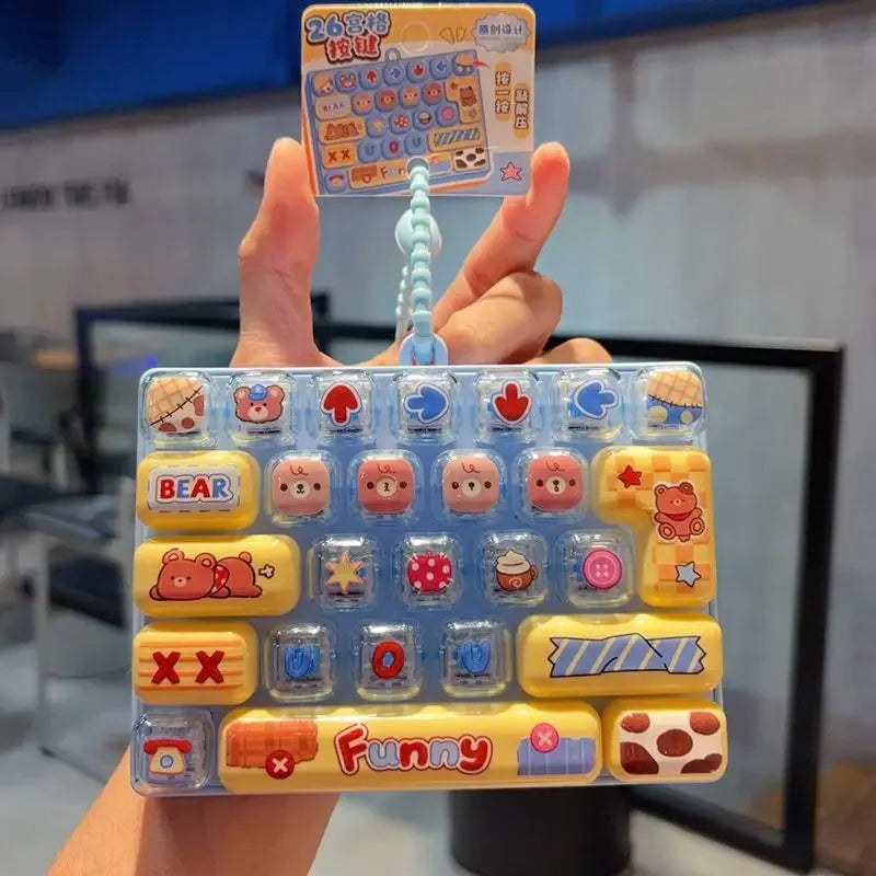 키캡 26 Key Cap Giant Keycap Keychain Gifts Keycap Clicker Keyboard Bag Charms Key Caps Keyboard Fidgets Clicker Gifts 대왕키캡
