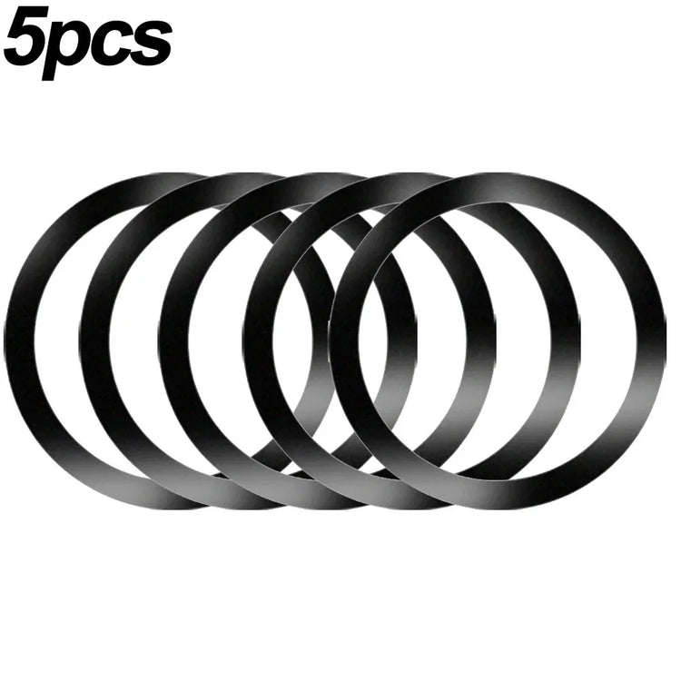 2024 Stainless Steel Universal Magnetic Metal Plate Ring For Magsafe Wireless Charger Iron Sheet Sticker Magnet Car Phone Holder