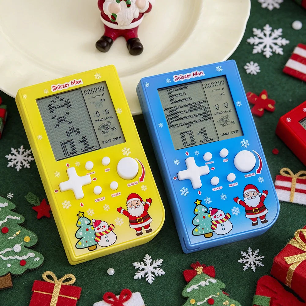 Pocket Handheld Game Console 26 In 1 Classic Tetris Game Machine Portable Mini Electronic Game Toy Xmas Stocking Fillers