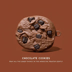 3D Chocolate Cookies Bread Case For AirPods 1 2 3 4 5 Pro Cartoon Cute Earphone Case For AirPods Pro2 Pro3 Silicone Soft Cover