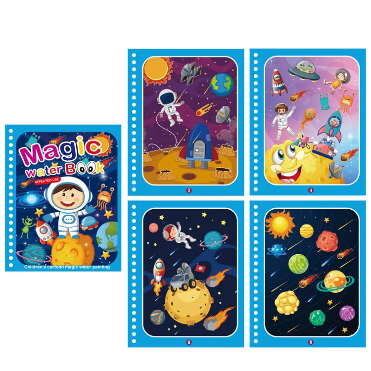 NEW Magic Water Drawing Books Coloring Books Painting Toys for Birthday Christmas New Year Gift for Boys and Girls