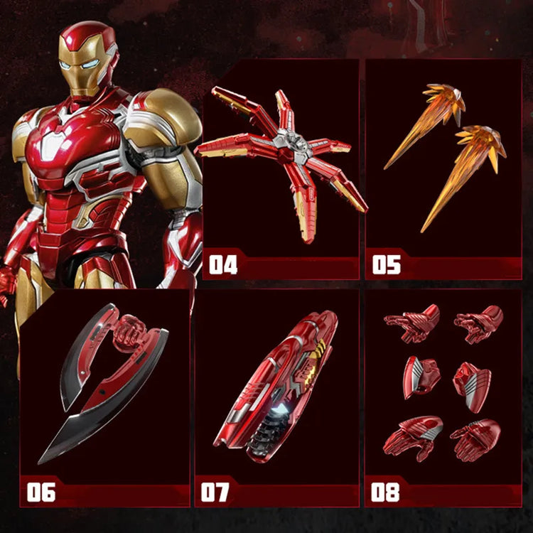 Original BLOKEES The Avengers Thor Iron Man Mk85 Captain America Tony Stark Anime Figure Model Building Blocks Toys Kids Gifts