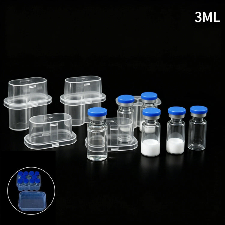 Mini Vial Storage Box 3ML Peptide Storage Case Vial Storage Box Peptide Cases 3ml Vial Case Peptide Container