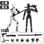 13 Action Figure Titan Multi-Jointed Movable Shapeshift Robot T13 Action Mannequin Character And Dog Figure Toys Gifts