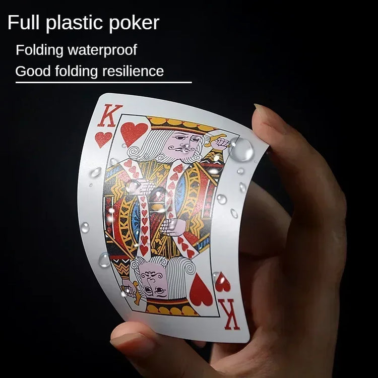 High Quality Waterproof PVC Polka Dot Playing Cards - Washable Adult Christmas Gift for Parties, Bars, Family Gatherings