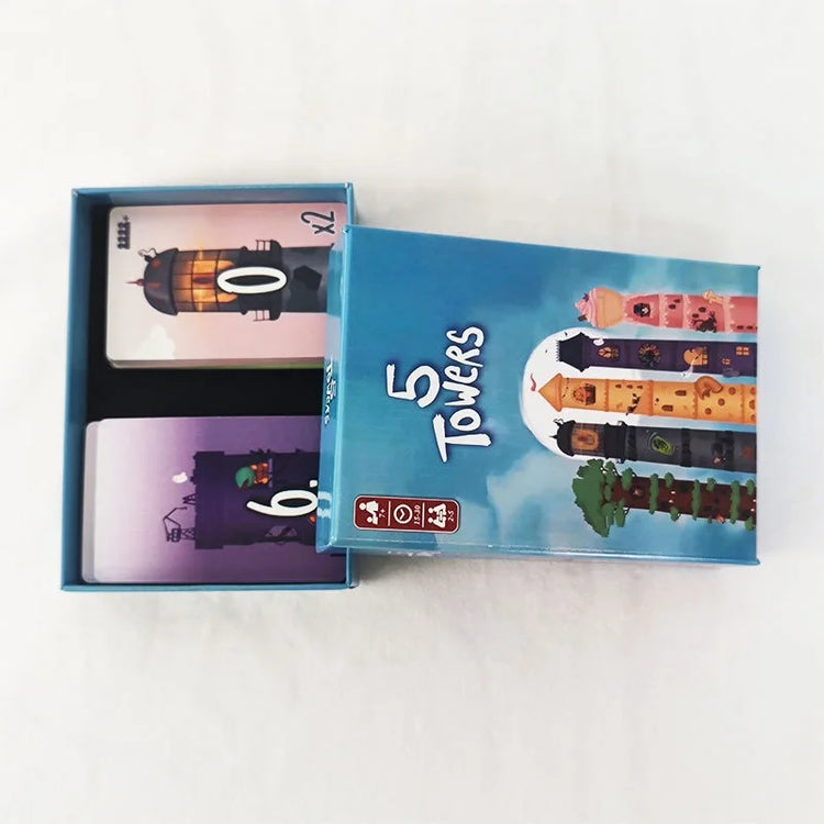 5 Towers Abstract Strategy Stacking Tower Puzzle Board Game Leisure gathering Chinese-English version