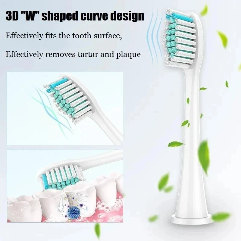 Replacement Brush Heads Compatible with Philips Sonicare DiamondClean HX3/HX6/HX9 Series Electric Toothbrush Heads HX6064