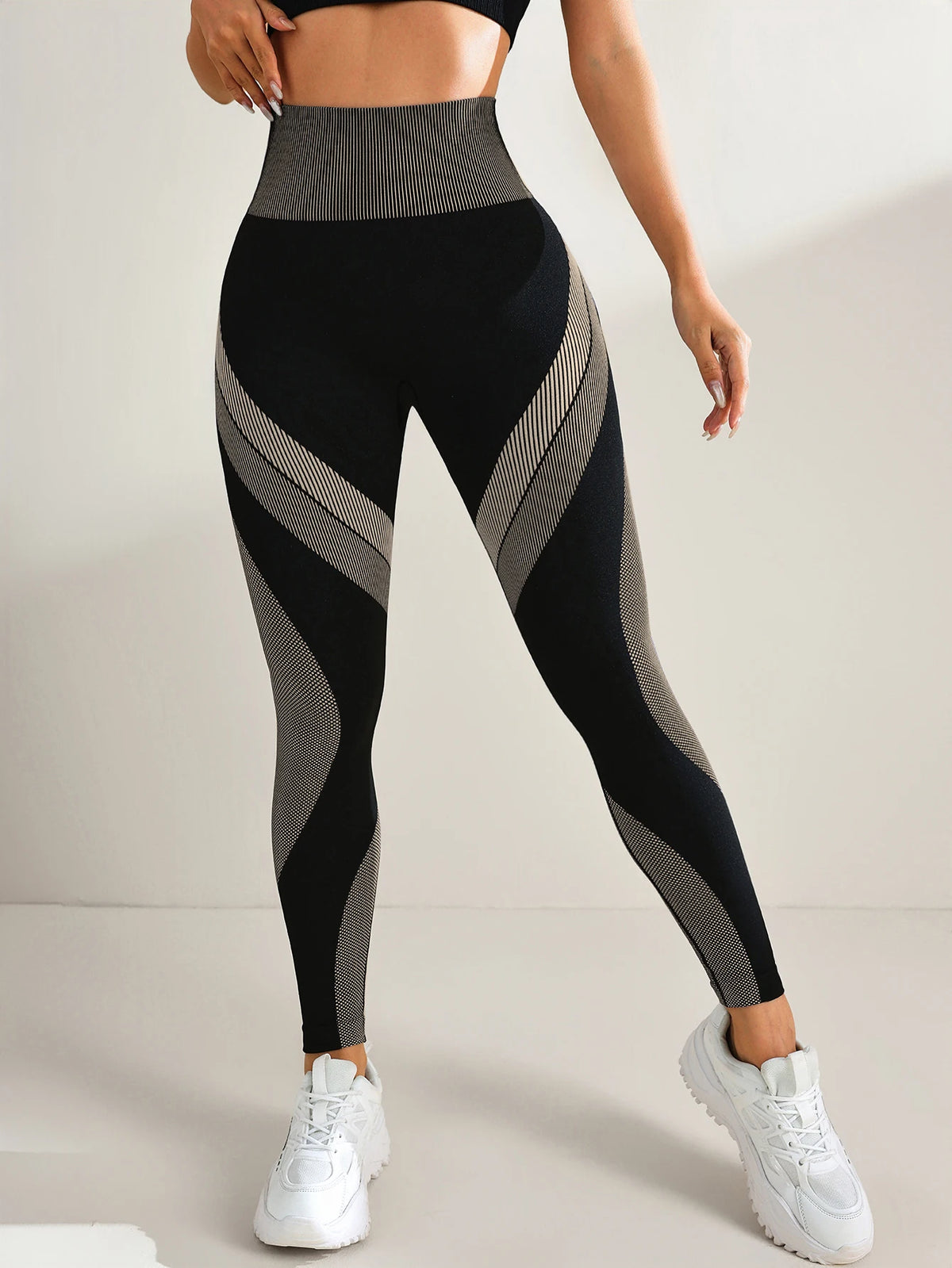 Women's Seamless Yoga Leggings Tummy Control High Waist Soft Stretchy Breathable Scrunch Butt Lifting Gym Workout Pants