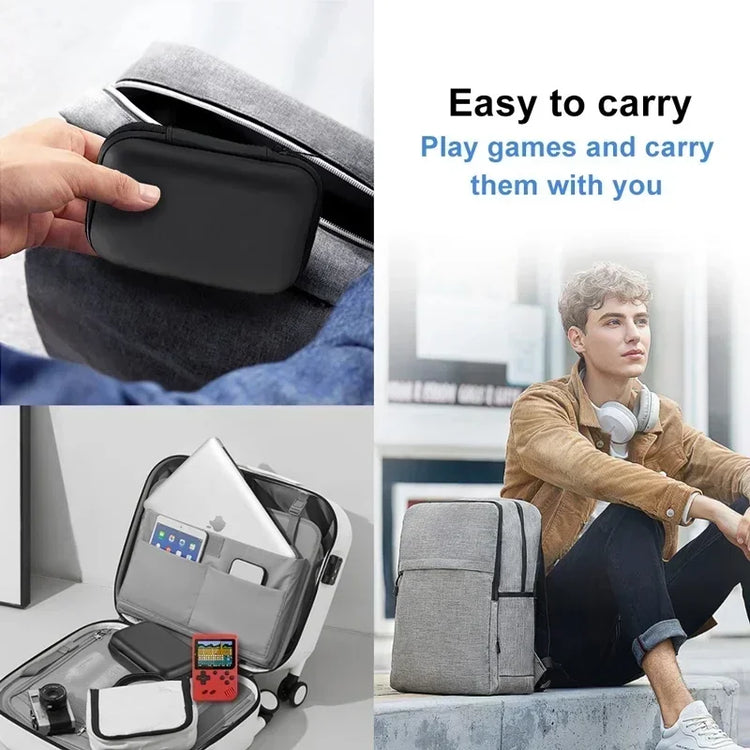 2026 R36S BAG Portable Game Retro Game Console Storage Bag Protective Zipper Carry Bag Eva Hard Handbag For R36S RG353V/ RG35XX