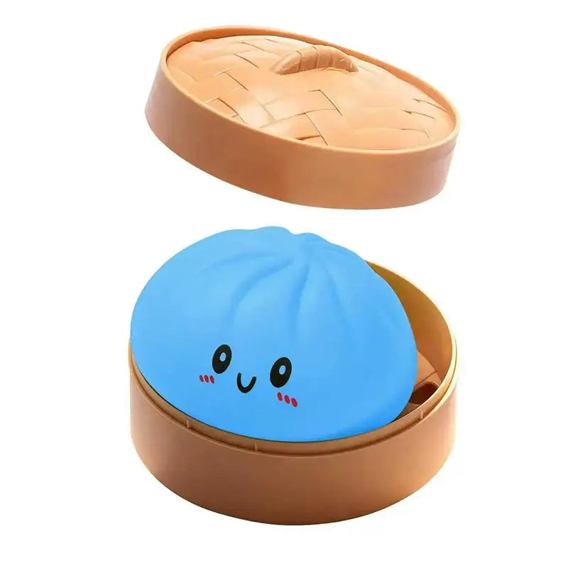 Simulation Glowing Dumpling Slow Rebound Stress Ball Soft Fidget Toy Stress Relief Decor For Home Office Birthday Gift