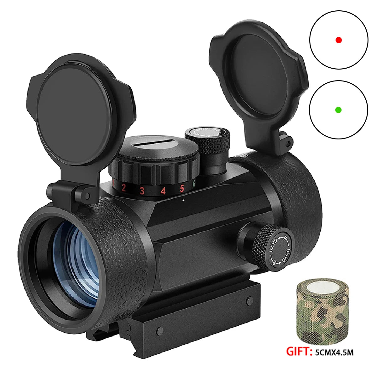Hot Sales Series HD101AJ HD103 1X40 Red Dot Sight Hunting Optics Sight Holographic Airsoft Sight 4 Reticle Reflex Collimator