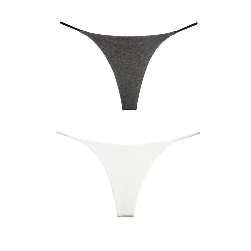 1/2/3/4/5Pcs Sexy G-String Women Panties Low-Rise Thongs Lingerie Underwear Summer Female T-Back Briefs Underpants Clothing