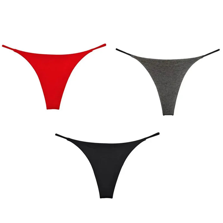 1/2/3/4/5Pcs Sexy G-String Women Panties Low-Rise Thongs Lingerie Underwear Summer Female T-Back Briefs Underpants Clothing