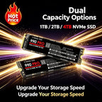New M.2 990 PRO NVMe SSD PCIe Gen4 High Performance Internal Drive 2TB 4TB Storage Upgrade For Desktop Laptop