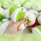 New Pistachio Fidget Squishy Filled ASMR Stress Relief Toy Hand Relaxation Crispy Squeeze Sound Ideal for Gifting Ornament