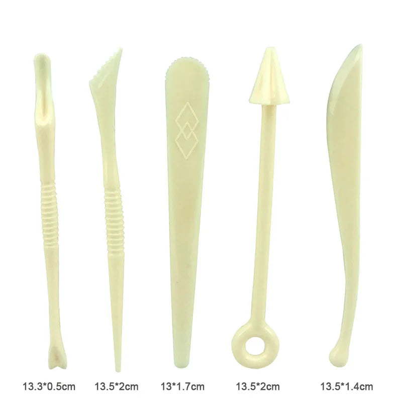 Plasticine Model Playdough Tools Set for Kids 3D Syringe Roller Impression Moulds Play Dough Tools Kit Clay Craft Toys Gift