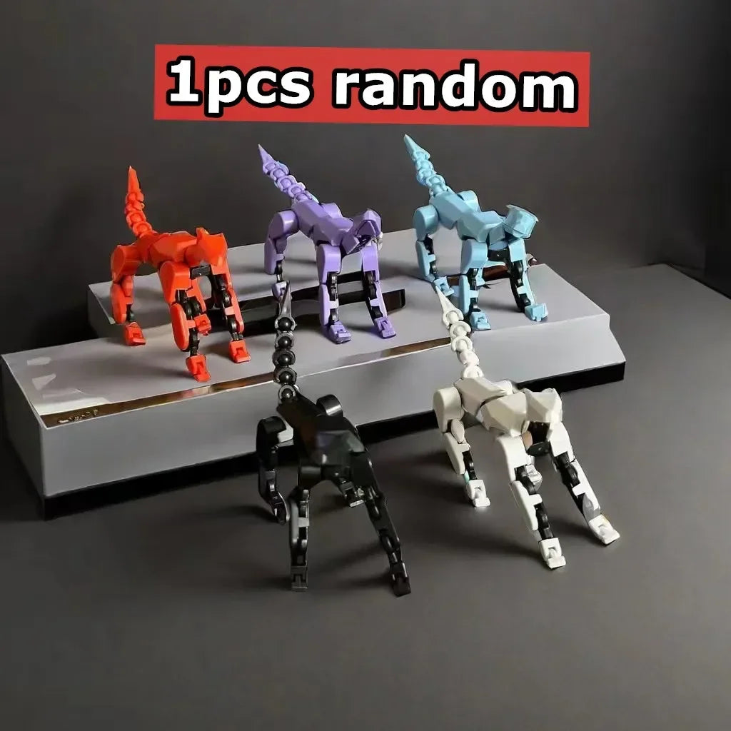 13 Action Figure Titan Multi-Jointed Movable Shapeshift Robot T13 Action Mannequin Character And Dog Figure Toys Gifts