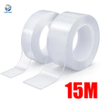 Double Sided Tape Ultra-strong Adhesive Tape Nano Heavy Duty Glue Tape Waterproof Traceless Strip Reusable Double Face Tape