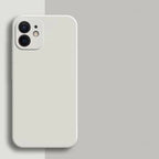 Candy Color Silicone Soft Case For iphone 11 12 13 mini 14 15 16 Plus 16e 17 Air Pro Max Shockproof Camera Protective Cover Case