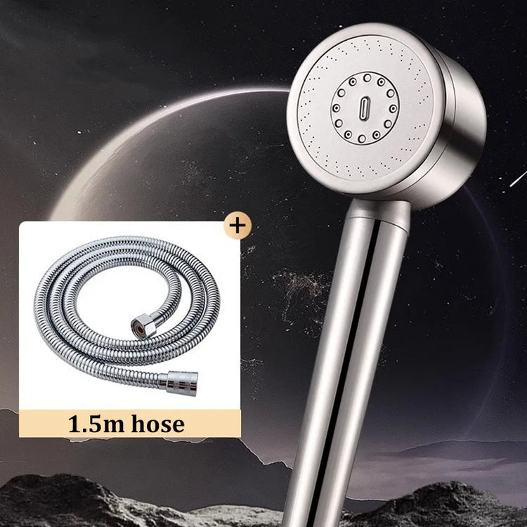 304 Stainless Steel Filter Pressure-Boosting Adjustable Handheld Showerhead Household Bathroom Shower Set Three-Speed Showerhead