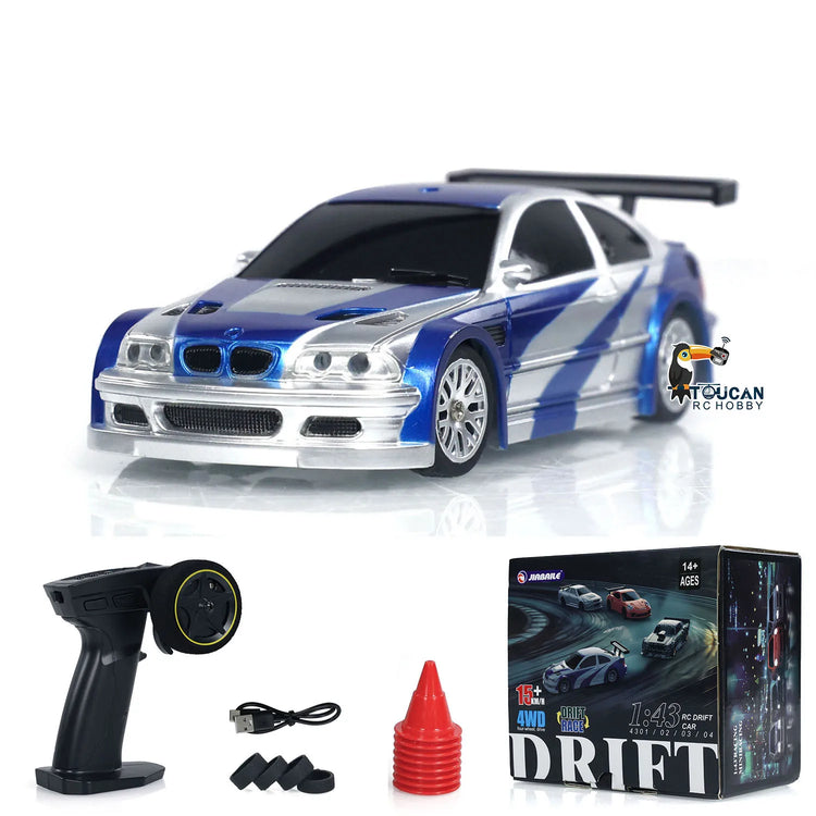 SALE 4WD RTR 1/43 RC Speed Car Four-wheel Drive Radio Control 2.4g Mini Racing Drifting Car Toys High Speed Model Gift Hobby