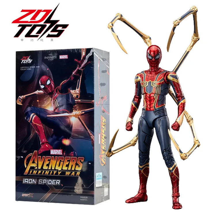 ZD TOY SpiderMan Series PS4 Game Spiderman SpiderMan Anti-OCK suit SpiderMan Velocity suit SpiderMan 2099 suit Miles Morales