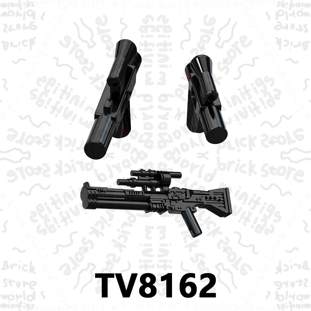 TV6117 TV6118 TV6119 Space War Action Figure Accessories Building Blocks Gift Toys For Children Adult Brick TV6116 TV6115 TV6114