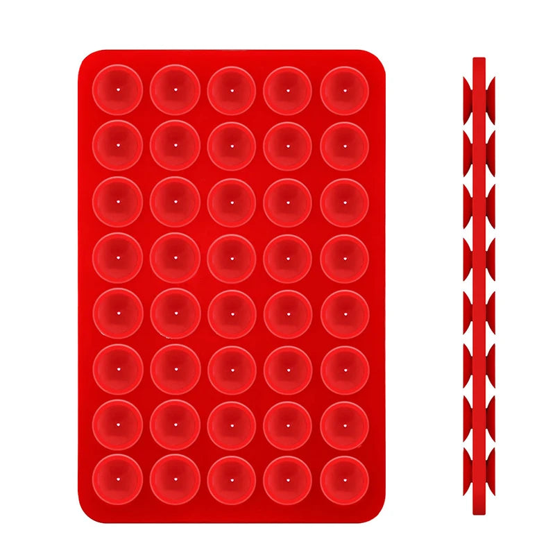 Silicone Mobile Phone Fixing Suction Cup Double Sided Fixed Pad Car Mounted Bracket Phone Case Universal Anti Slip Suction Cup