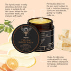 Tallow Honey Balm Moisturizing Cream for Face Body Grass Fed Beef Tallow Balm Natural Deep Moisturizer Soft Soothing Skin