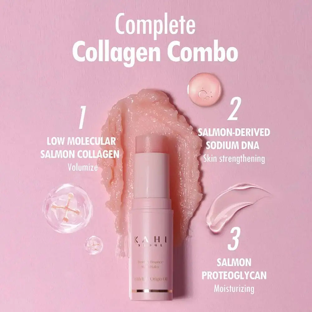 KAHI Wrinkle Bounce Multi Balm Stick 9g Moisturizing Essence Stick PDRN Collagen JEJU Origin Oil Balm Original Korean Face Care