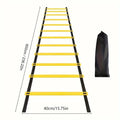 Agility Ladder Set 2-10M Speed Training Ladder with Carry Bag for Soccer Football Footwork Coordination Fitness Drills Home Gym