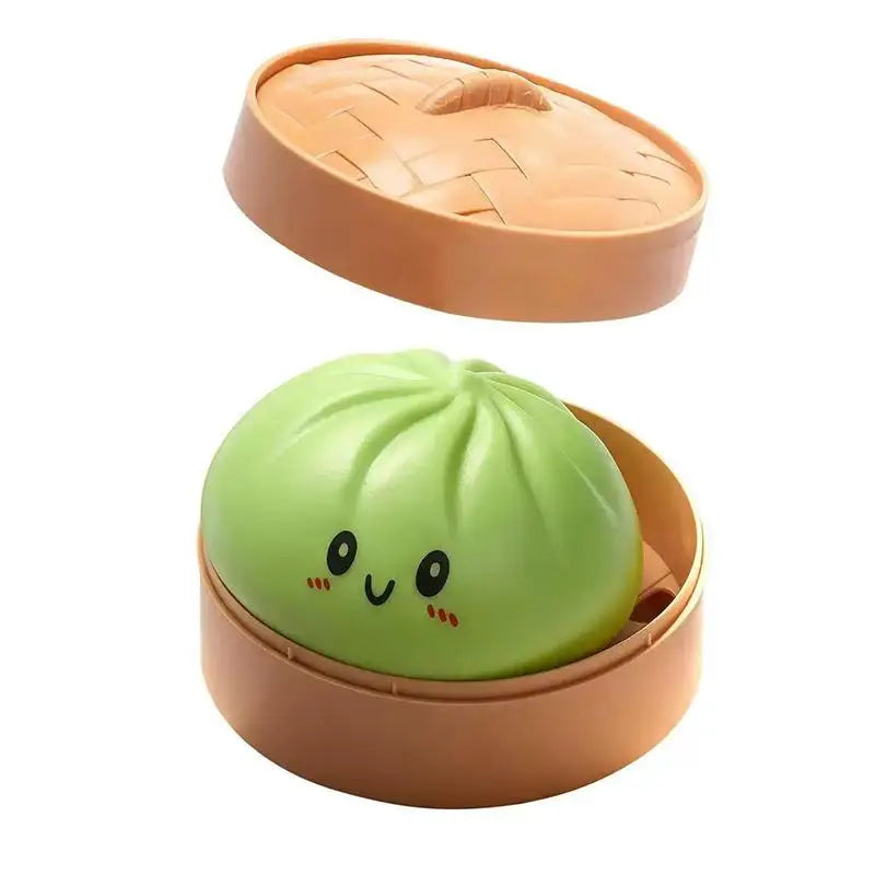Simulation Glowing Dumpling Slow Rebound Stress Ball Soft Fidget Toy Stress Relief Decor For Home Office Birthday Gift