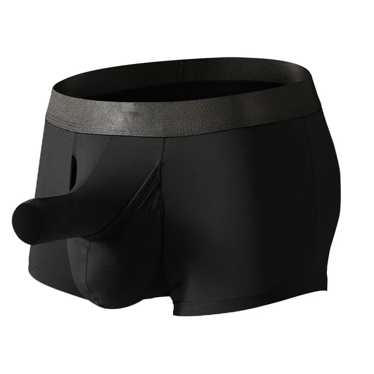 Briefs for men elephant trunk open separation Men's briefs boxers comfortable sexy bamboo fiber material