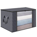 Foldable Under Bed Storage Containers with Clear Window Underbed Toy Organizers and Clothing Storage Bags Closet Storage Bins