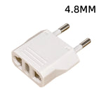 1-50pcs EU Euro KR Plug Adapter US to EU Plug Adapter Travel KR EU Adapter Electric EU KR Plug Converter Power Sockets AC Outlet