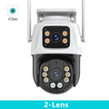 Three Lens PTZ IP Camera Outdoor HD Three Screen WiFi Security Camera Auto Tracking Dual Len Wireless CCTV Camera ICsee