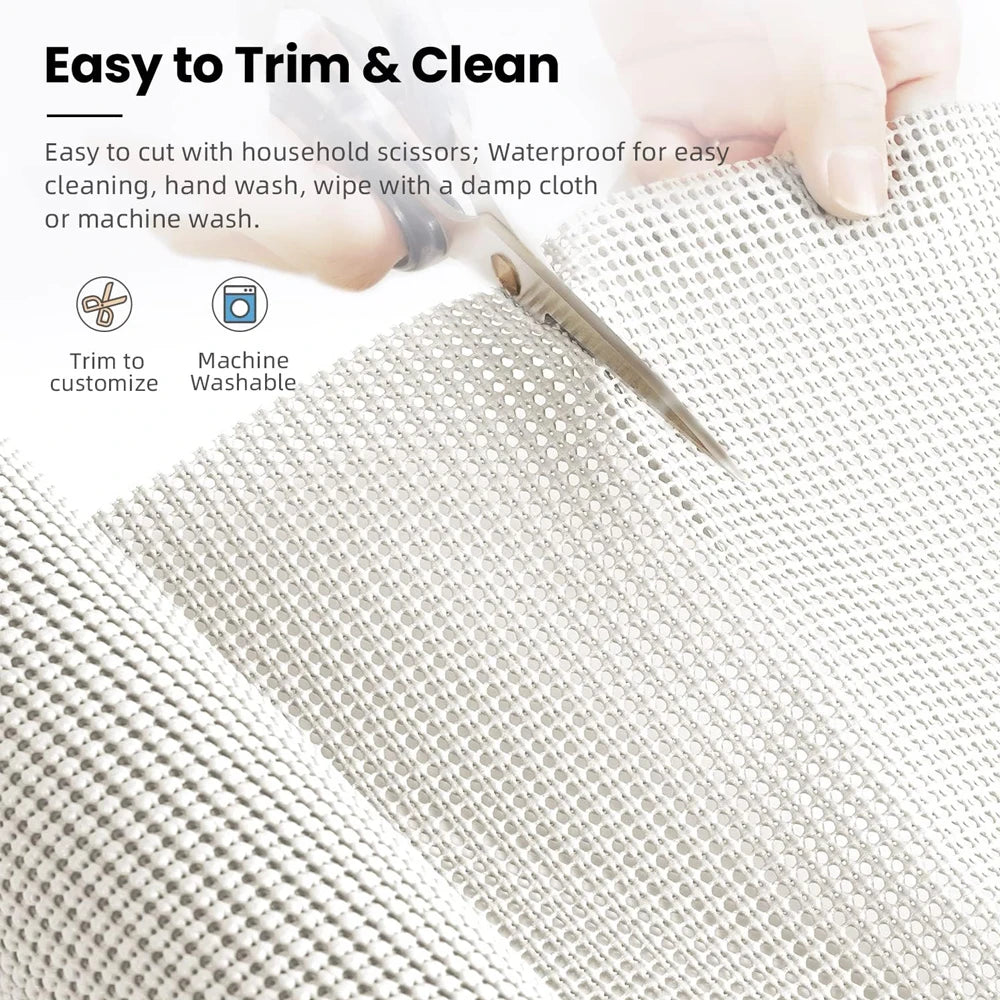 Silicone Anti-slip Mat Non-stick Anti-slip Mat Thickened Drawer Liner for Dressing Table Bathroom Cabinet Tableware Storage Mat