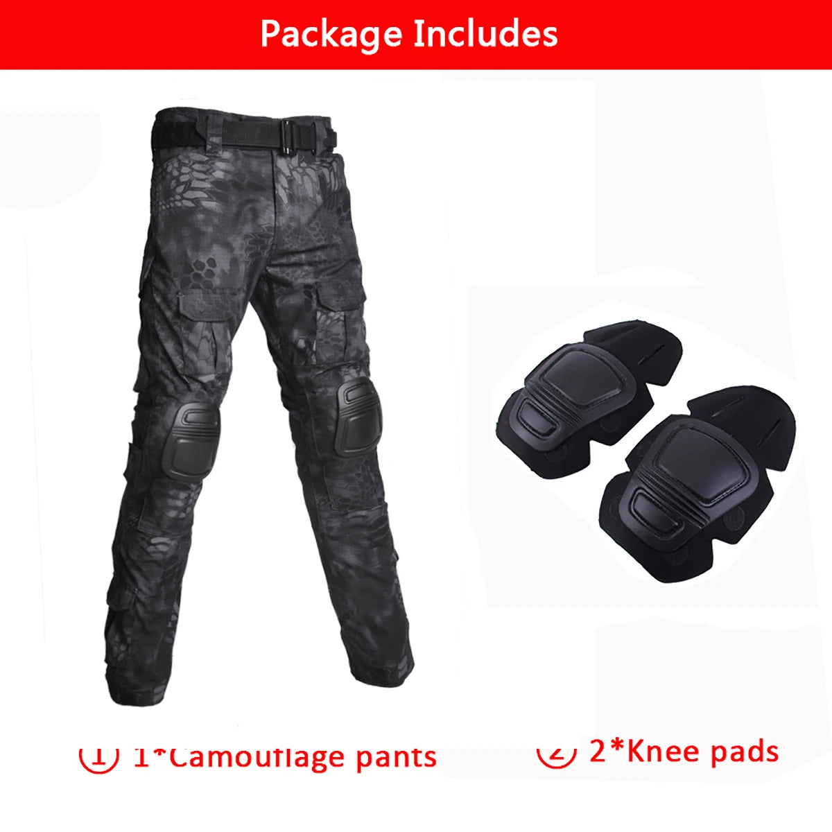 Tactical Uniform Camo Multicam Shirts Cargo Pant Men Sniper Hunting Clothes Combat Military Army Training Suits Wear-resisting